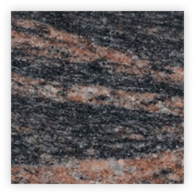 Texture de granit avec des stries multicolores.